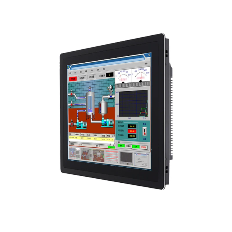 10.4‘’12‘’15‘’15.6 inch Fully Enclosed Touch screen capacitive LCD monitor vga hdmi industrial panel computer waterproof |
