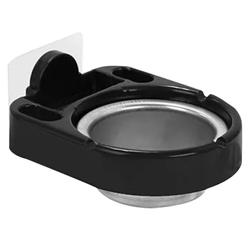 

1Pc Stainless Steel Cigarette Ashtray Wall Mounted Separable Ashtray Holder