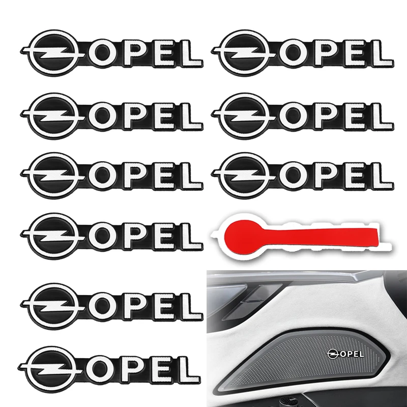 10 шт. авто-Стайлинг подходит для Opel Antara Astra J H G K Insignia Corsa D B E Mokka Vectra Zafira аудио