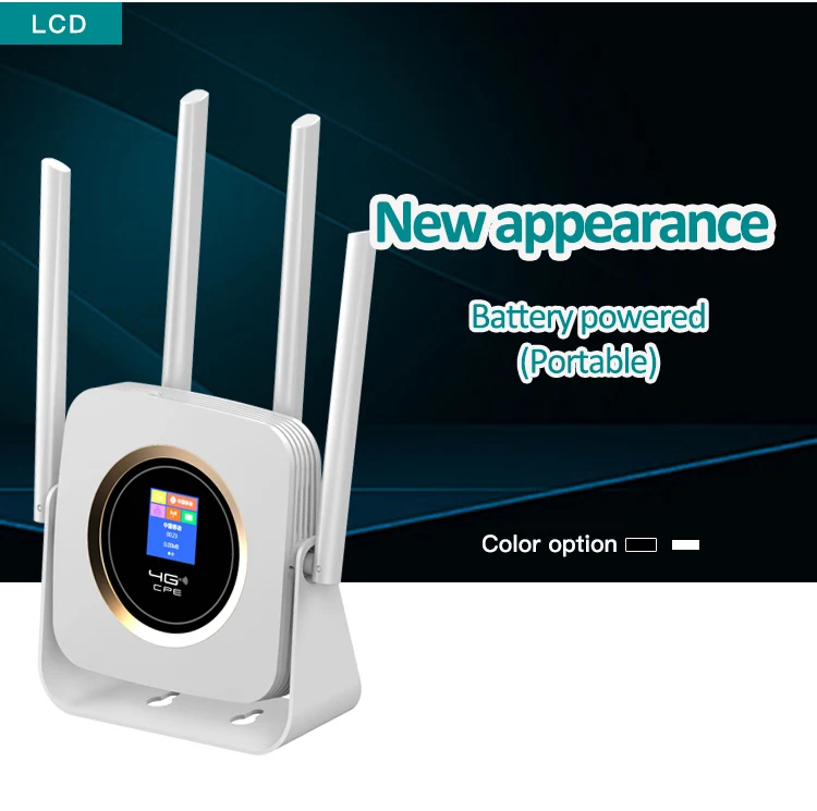 KuWFi 4G Wi fi Router With Built-in 3000mAh Battery High Speed Mobile Wifi Hotspot 300Mbps Sim Card Unlimited LTE Router