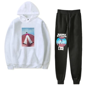 

Harry Styles Hoodie Tracksuit Trousers Pants Fine Line Harajuku Sweatshirt Pink Hoodie Oversized Hoodie 2 Piece Set Suit Top