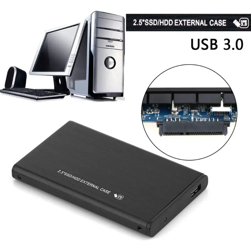 Качественный 2 5-дюймовый корпус SATA3.0 для USB 3 0 из алюминиевого сплава hd внешний