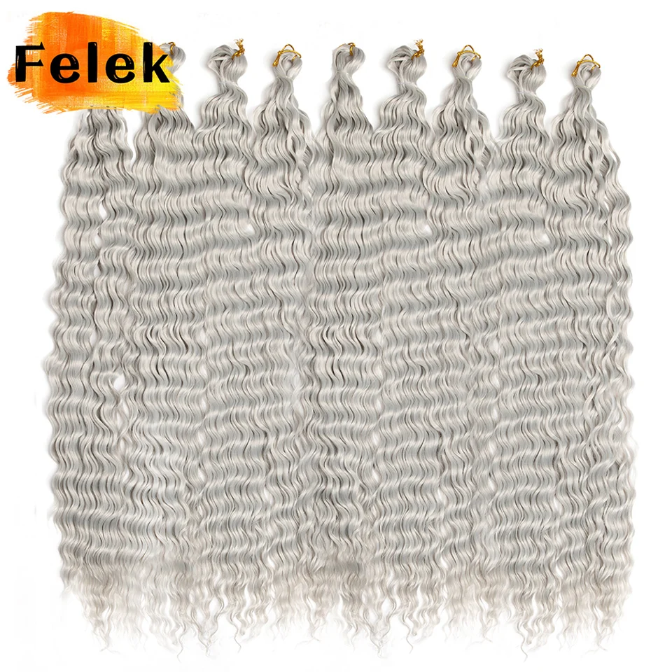 22-30inch Deep Wave Twist Crochet Hair Natural Synthetic Afro Curls Crochet Braids Ombre Braiding Hair Extensions For Women 22-30inch Deep Wave Twist Crochet Hair Natural Synthetic Afro Curls Crochet Braids Ombre Braiding Hair Extensions For Women