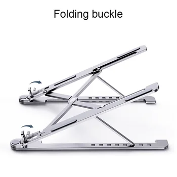 

Laptop Stand Bracket Mount Foldable Portable Holder Cooling Rack Aluminum Alloy VH99
