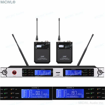 

Professional UR24D Digital Wireless Audio Microphone UR2 Dual Headset Metal Belt Pack Transmitter
