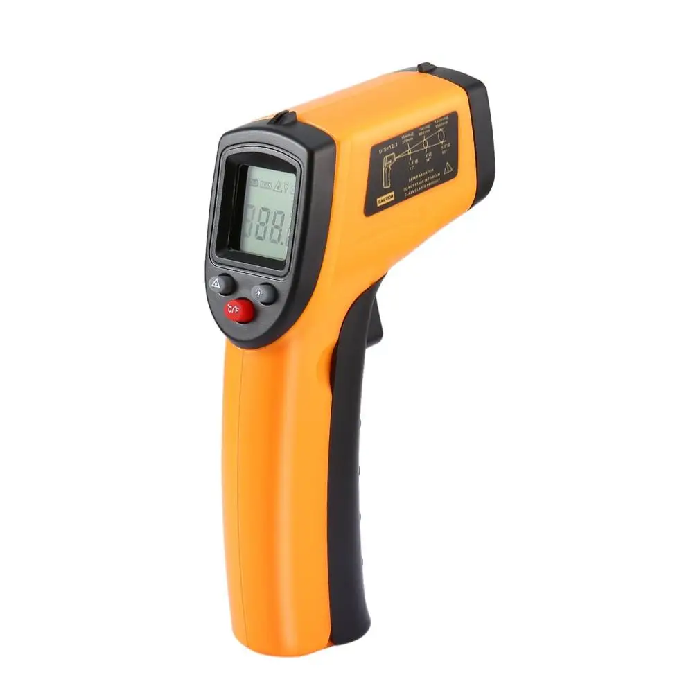 

Digital Temperature 2019 High Quality Portable Non-Contact LCD IR Laser Infrared Thermometer Gun Handheld Thermometer