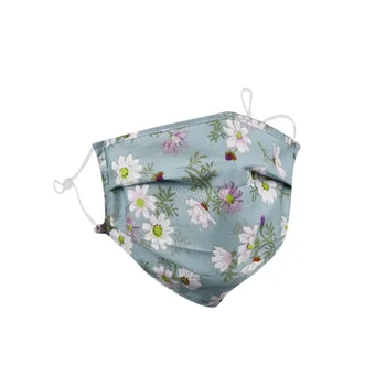 

Mascarilla Personal Health Care Adult Unisex Ruffle Floral Adjustable Reusable Safet Protect Washable Face Mask Reusable Masks