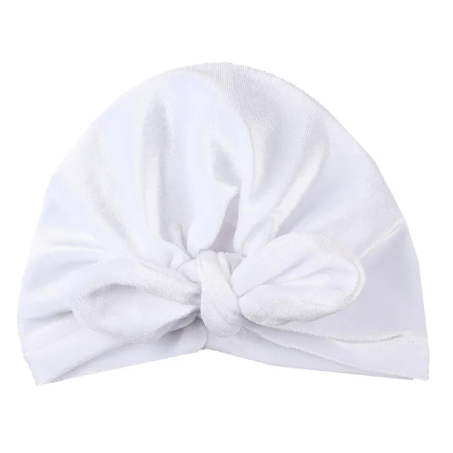 Cute Cotton Blend Baby Turban Hat Newborn Beanie Caps Kids Girls Headwear Infant Toddler Shower Hat Birthday Gift Photo Props 41