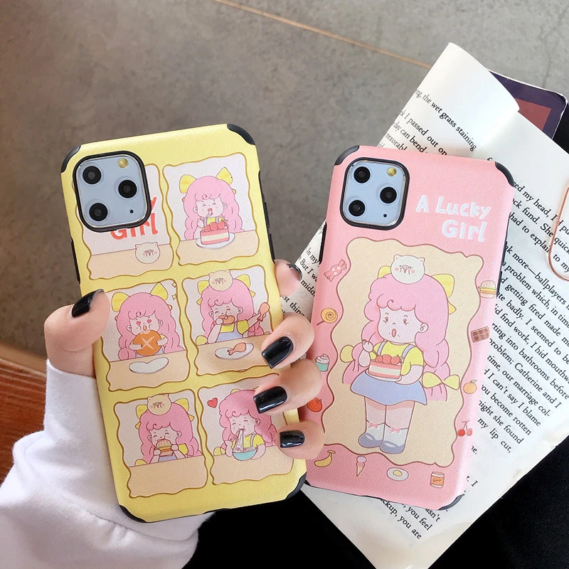 Lucky Girl Для huawei Nova 5 4 4e 3e 3 3i P20 P30 Lite Pro mate 20 30 Honor 10 8X милый мультяшный рельефный чехол