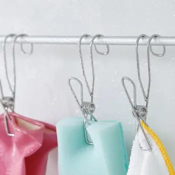 

2000pcs Stainless Steel Clothes Pegs Metal Clips Socks Clips Clothes Pins Multifunctional Clothing Blanket Clamps NO399