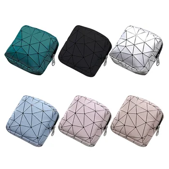 

Mini Sanitary Napkin Bag Canvas Coin Purse Credit Card Holder Sanitary Pad Pouch Cosmetics Organizer Storage Bags