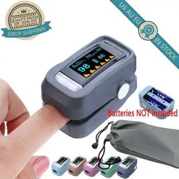 

LED Finger Blood Pulse Oxygen Meter Oximetry Saturation Blood Oximeter Home Tool Blood Pressure Meter Household Health Monitors