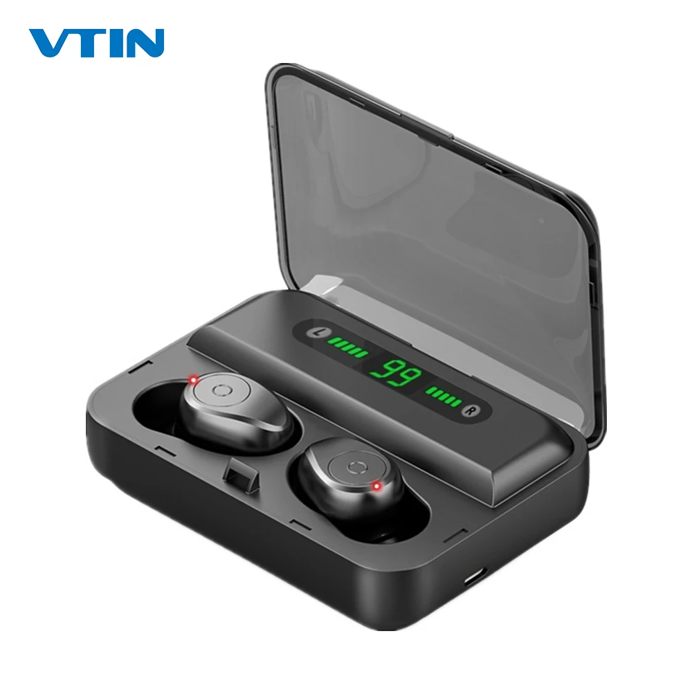 VTIN TWS Earphone Mini Wireless Bluetooth 5.0 Earphone Stereo Earbuds In Ear Waterproof Ear Buds Earphone For iPhone Huawei