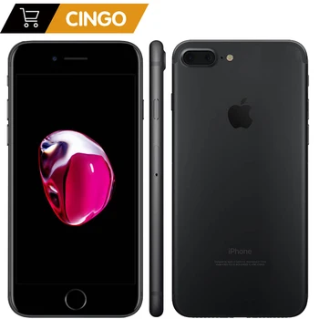 Apple-teléfono inteligente iPhone 7 Plus, 3GB RAM, 32 GB/128GB/256GB rom, IOS, cámara de 12.0MP, Quad Core, reconocimiento de huella dactilar, cámara de 12.0MP, 2910mA