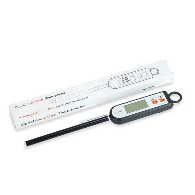 Gyorsan Olvassa El A Digitális Húshőmérő Vízálló Hüvelyt Háttérvilágítással Lcd -Vel Ételeket Főző Konyha Grillezésre Grillezés - Image 6