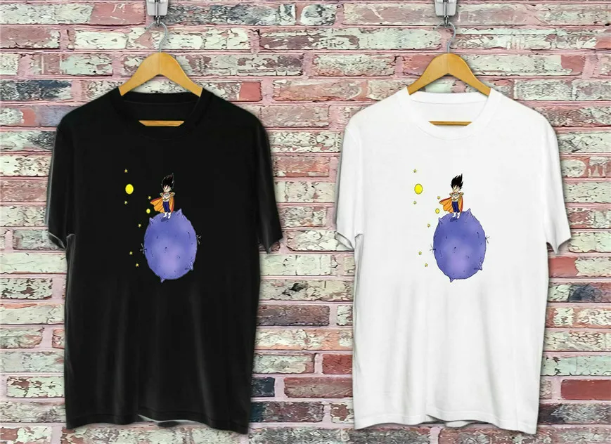 New Little Vegeta Prince White &amp Black T-Shirt Usa Size S To Xxxl Zm1 Trends Tee Shirt | Мужская одежда