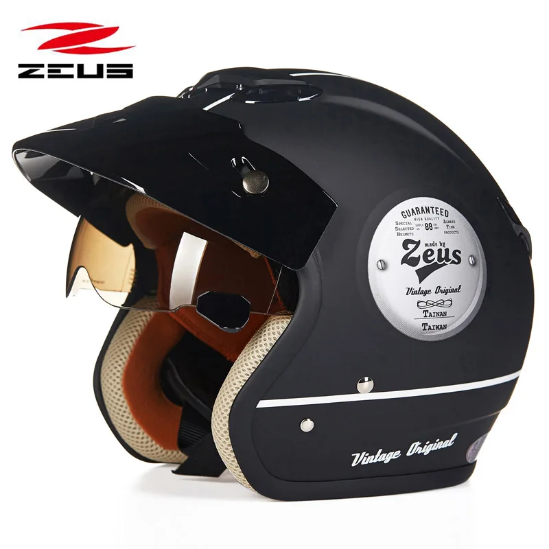 ZEUS-381c ��Ʈ�� ���� ���̽� ������� ���, ������ capacete ���� ��Ƽ�� ���̽� 3/4 ��� ���� ����� ������� ���