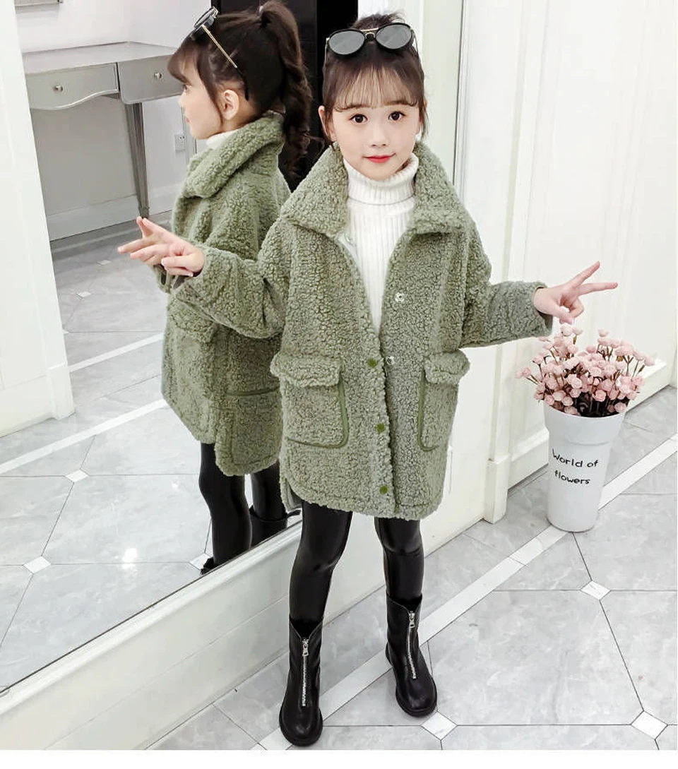 baby tweed coat