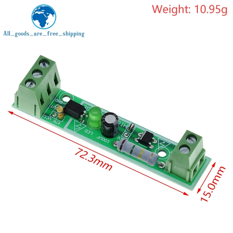 PC817 1 2 4-Kanal-Optokoppler-Isolationsplatine, Spannungswandler-Adaptermodul, 3,6–30 V, fotoelektrisches isoliertes Treibermodul – Detail 14