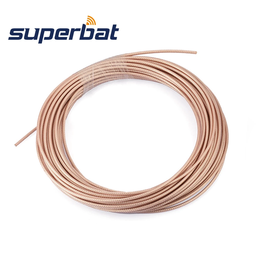 Superbat M17/113 RG316 50 Feet Coax Cable RF Coaxial Connector Adapter Cable for Electronic Components Market