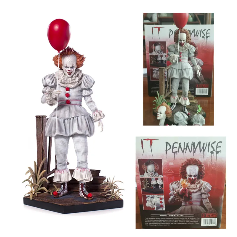 Это Pennywise Joker 1/10 IT Stephen King's Wise Deluxe Edition статуя(с оригинальной основой сцены) Коллекция фигурок из ПВХ Модель игрушки