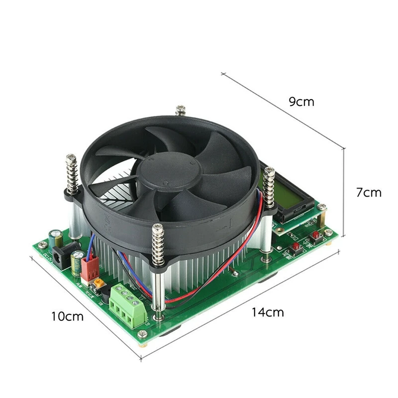 150W электронная ЖК-доска для нагрузочный модуль 60V 10A Батарея разрядки Ёмкость метр тестер