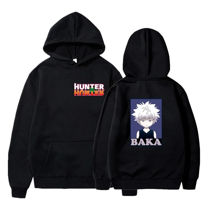 

New Adult Children Anime Hoodies Unisex HUNTER X HUNTER Sweatshirt Autumn Winter Women Teens Kids Pullovers Loose Tops Coat Gift