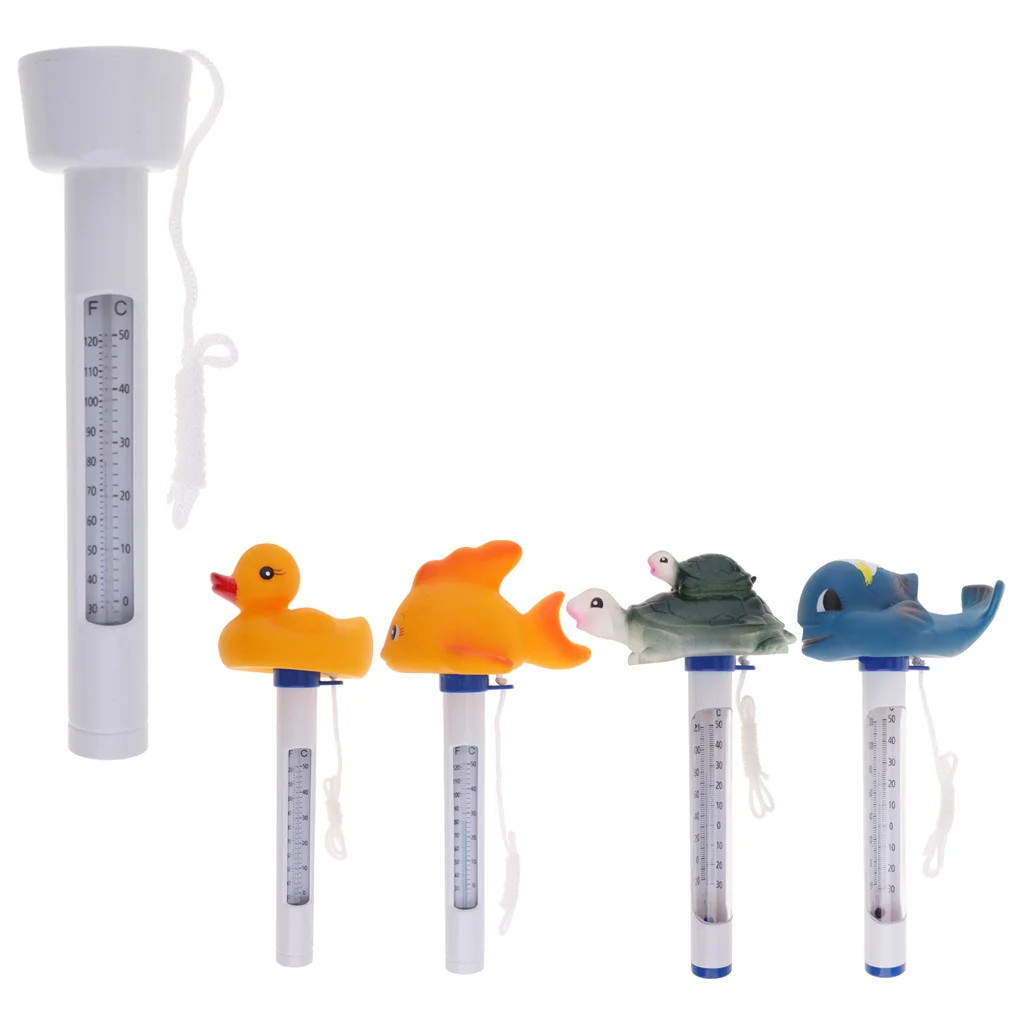 Hot Sale Floating Pond Pool&Spas Thermometer Swimming Pool Monitor Water Temperature with Rope for Swimming Pools Spas Hot Tubs