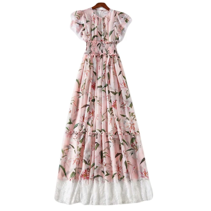 

XF Kate Princess designer catwalk 2019 autumn new high quality sexy party elegant vintage boho women's clothing 719-1