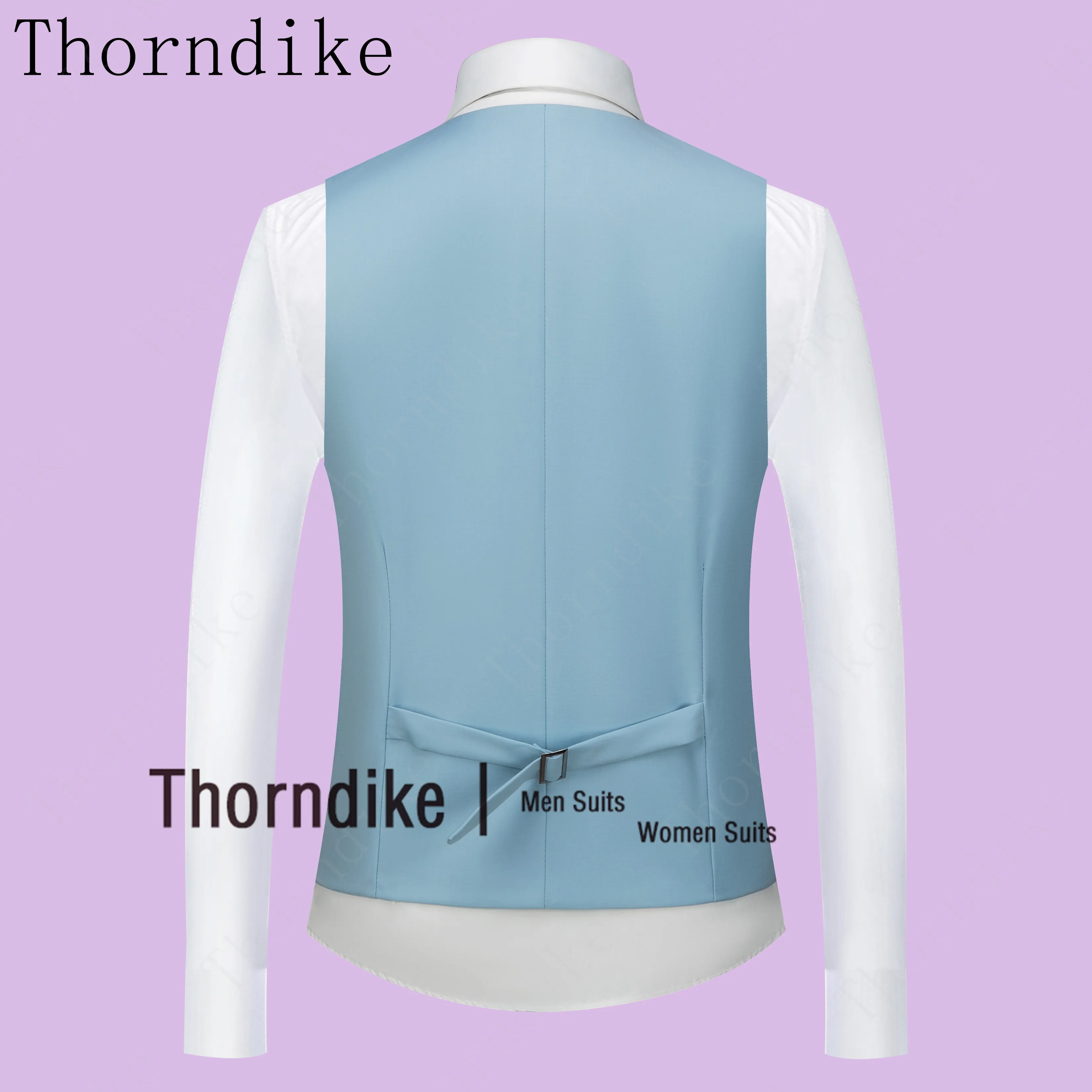 Thorndike/модный мужской костюм из 3 предметов новейшее пальто брюки повседневный