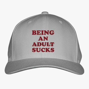 

hip hop Baseball caps Printed snapback Being an adult sucks Baseball Cap