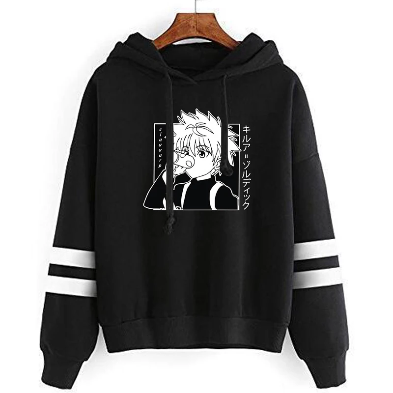 Толстовка в стиле Харадзюку Hunter X толстовка с капюшоном Killua Zoldyck Аниме Манга