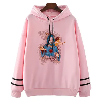 

Love God Printed Clothing Autumn Girl Hoodiess Harajuku Hoodiess Hoodies Tops