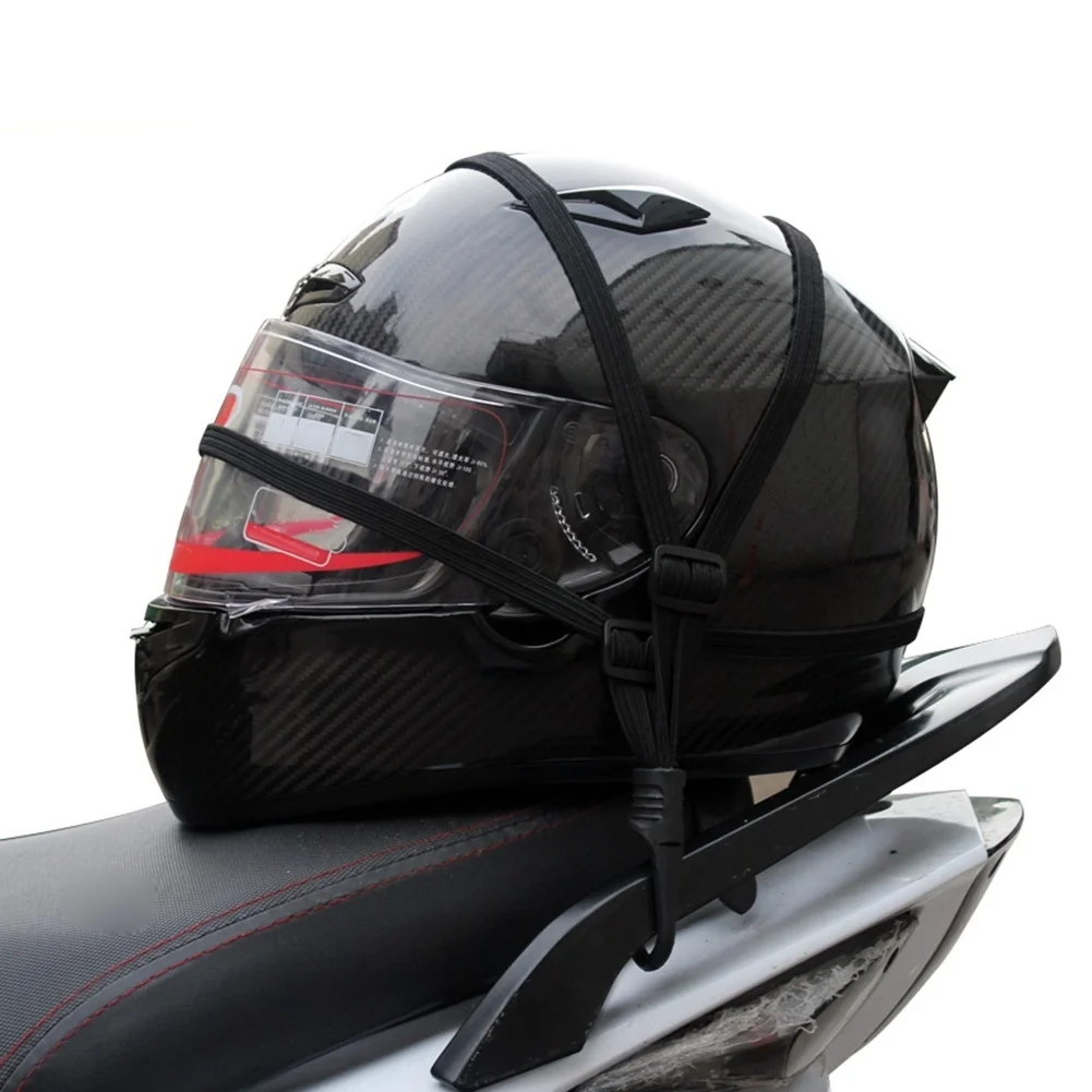 60CM Motorcycle High-strength Storage Helmet Rope Luggage Motocross Net E-bike Elastic