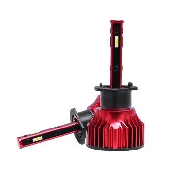 

Hi-Lo Beam Headlights 9-36V Replacement Parts Lamp 2pcs Red Car Auto 4-sided LED