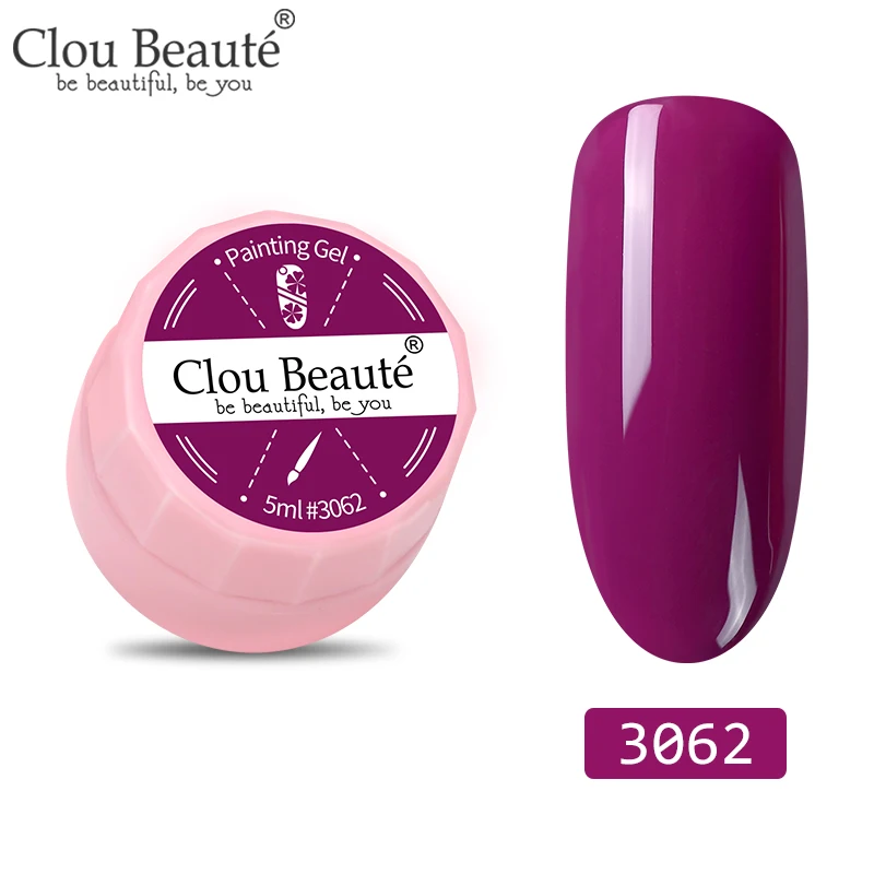 Clou Beaute Гель-лак УФ-лак для ногтей esmaltes permanentes de uv y led Гель-лак для ногтей Гибридный маникюр лак для ногтей - Цвет: 3062