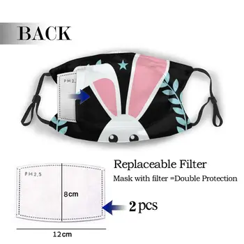 

protective mask with filter Some Bunny Loves You anti dust PM2.5 reuse adult teen child girl