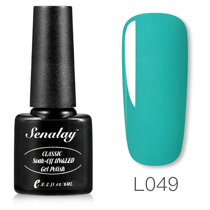 RE12-L049 SENALAY Гель-лак набор все для маникюра Полупостоянный Vernis верхнее покрытие УФ светодиодный гель лак удаляющийся замачиванием Гель-лак для ногтей - Цвет: RE12-L049