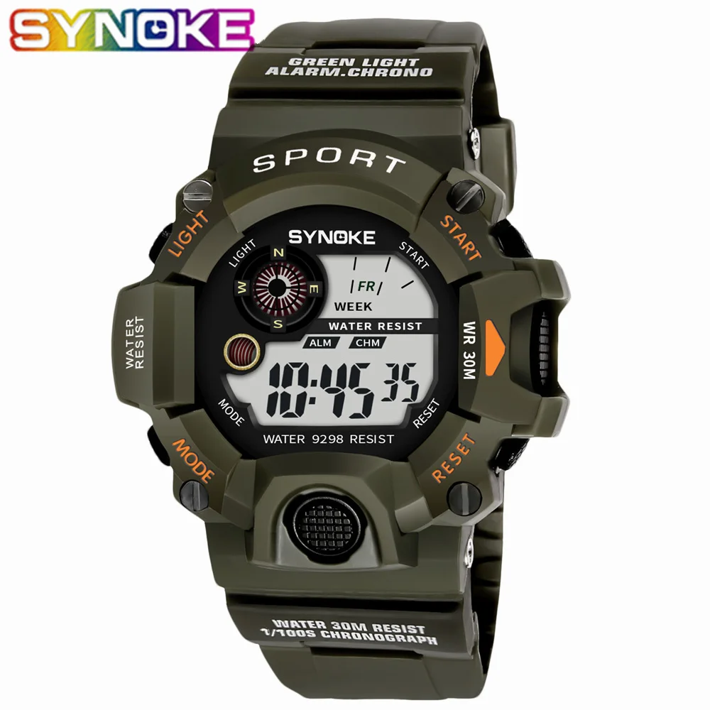 

SYNOKE New Arrival G Watch Men Shock Sports Watches LED Wristwatches Waterproof Men's Sports Watches Digital Military Watches