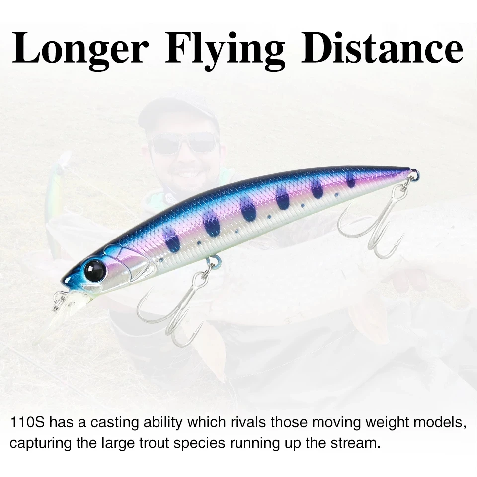 110mm 8.6g ABS Sinking Big Fishing Lures Artificial Fishing Lure Wobblers Minnow  Baits Minnow Lures Bait - China Fishing Lure and Fishing Tackle price
