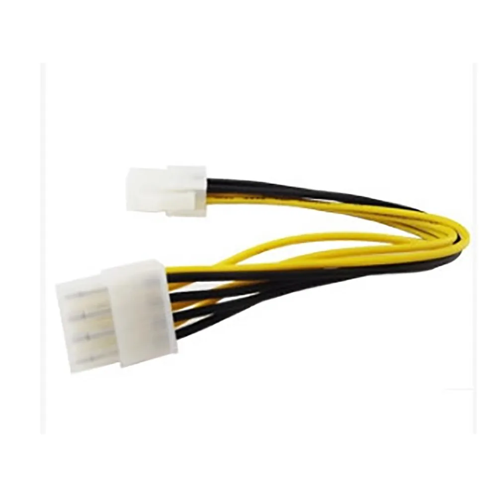 YC226-23 Computer Cables &amp Connectors ATX 4 Pin Male to 8 Female EPS Power Cable Cord Adapter CPU Supply |