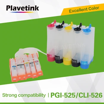 

Plavetink Ciss Ink Tank For PGI 525 CLI 526 Cartridges For Canon PIXMA IP4950 MG5350 IX6250 IP4850 MX895 MX715 iX6550 Printer