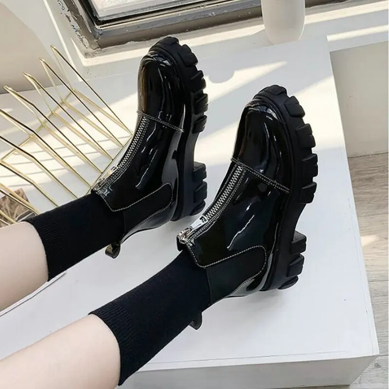 Женские короткие ботинки Челси Обувь для верховой езды Botas Mujer ботильоны на