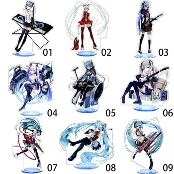 

Anime Hatsune Miku Model Plate Holder Japanese Cartoon Figure Acrylic Collection Jewelry Christmas Gift
