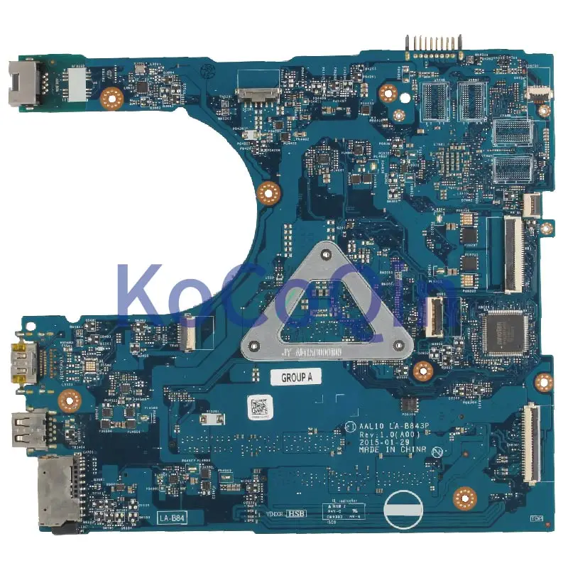 Motherboard para Dell Kocoqin Laptop Inspiron Mainboard I5-5200u Cn-0h23n7 0h23n7 La-b843p Sr23y N16v-gm-b1 Ddr3 5558 - Imagem 3