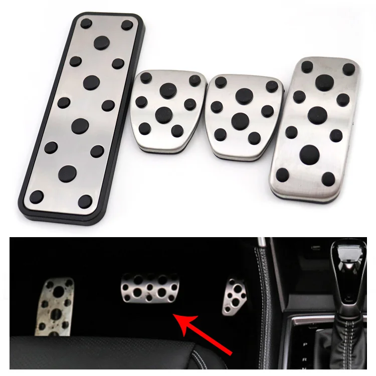 

Комплект накладок на педали тормоза газа для Subaru Legacy Outback XV Impreza Forester LHD, 4 шт.