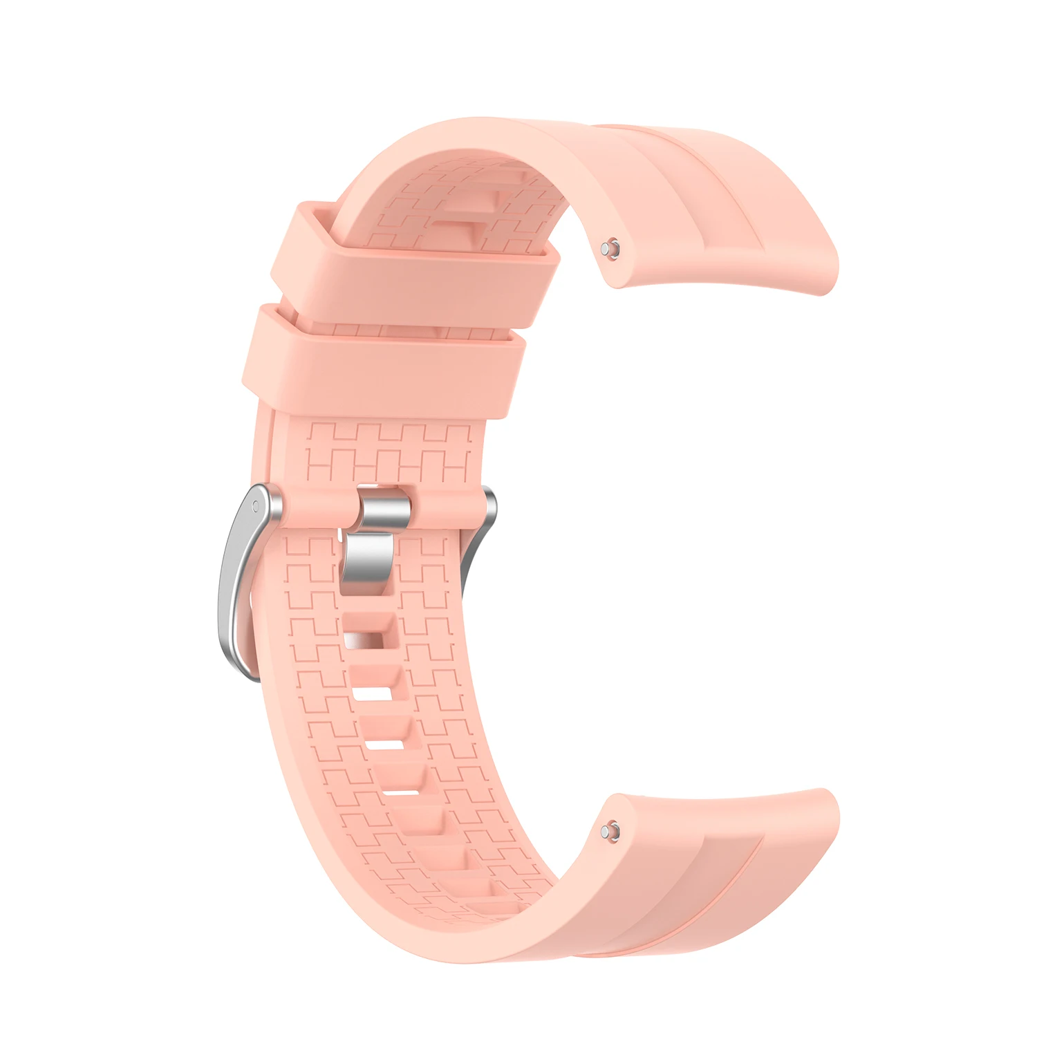 Силиконовый браслет на запястье браслет для Xiaomi Huami Amazfit GTR 47/46 мм ремешок Сталь Туфли с ремешком и пряжкой 22 мм сменный ремешок для часов - Цвет: 06 light pink