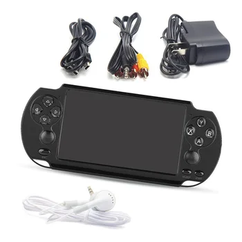 

5pcs version X9 Plus Handheld Game Player 5.1 Inch HD Screen 8G ROM Built in 1000 Games TV Output Multimedia Video Game Console