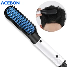 2в1 многофункциональная расческа для волос, щетка для бороды, выпрямитель для волос, выпрямитель для волос, расческа для завивки волос, быстрый стайлер для волос для мужчин