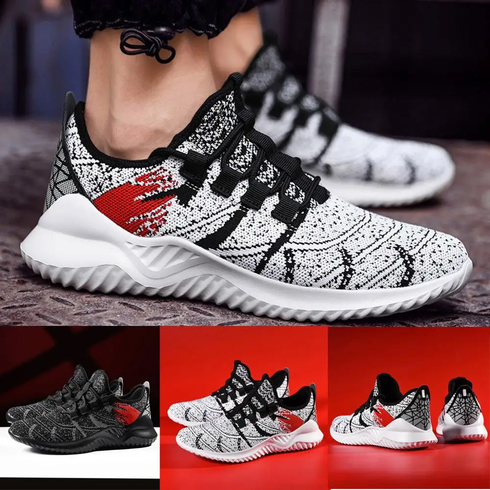 

Men's Sneakers Outdoor Mesh Casual Sport Shoes Lace-Up Breathable Mountaineering Sneakers Outdoor Running Sport Shoes